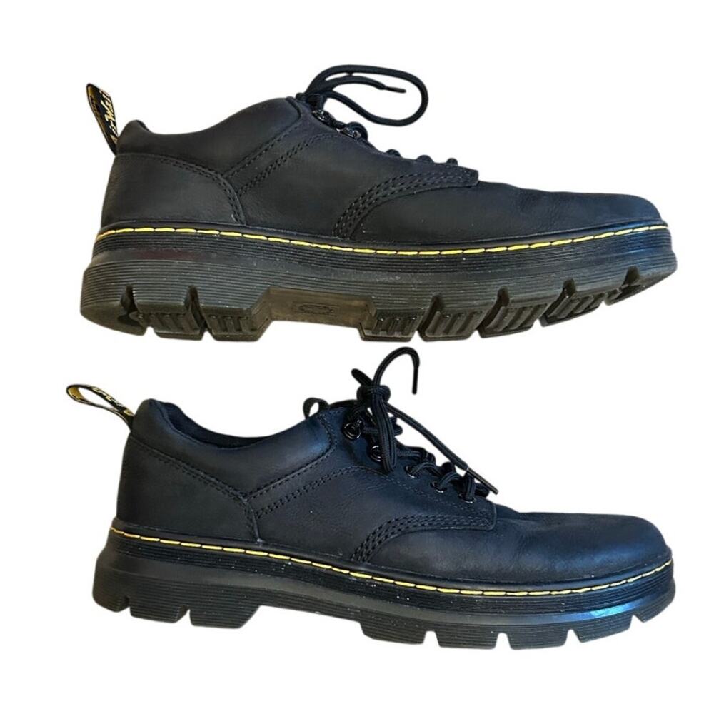 Dr Martens Reeder Wyoming Leather Utility Shoe Black Size 11 M 12 L - Picture 5 of 8